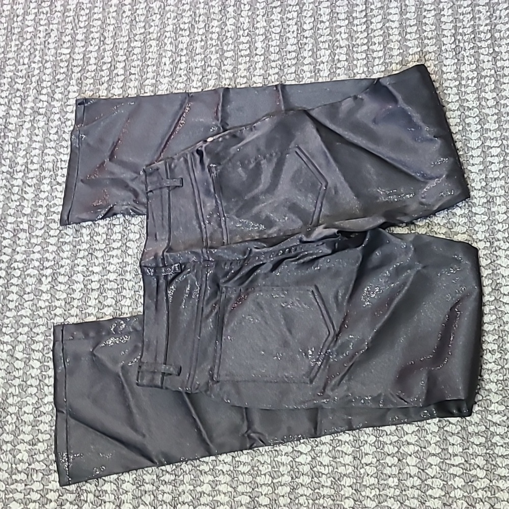 Y2K MISEMEANOR‎ PANTS BLACK POLYESTER SPANDEX SIZE 5 - Picture 4 of 14